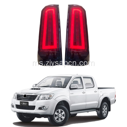 LED Tail Lampu Merah/Asap untuk 2012 Hilux Vigo